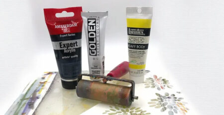 Acrylic Paints Golden, Amsterdam and Liquitex