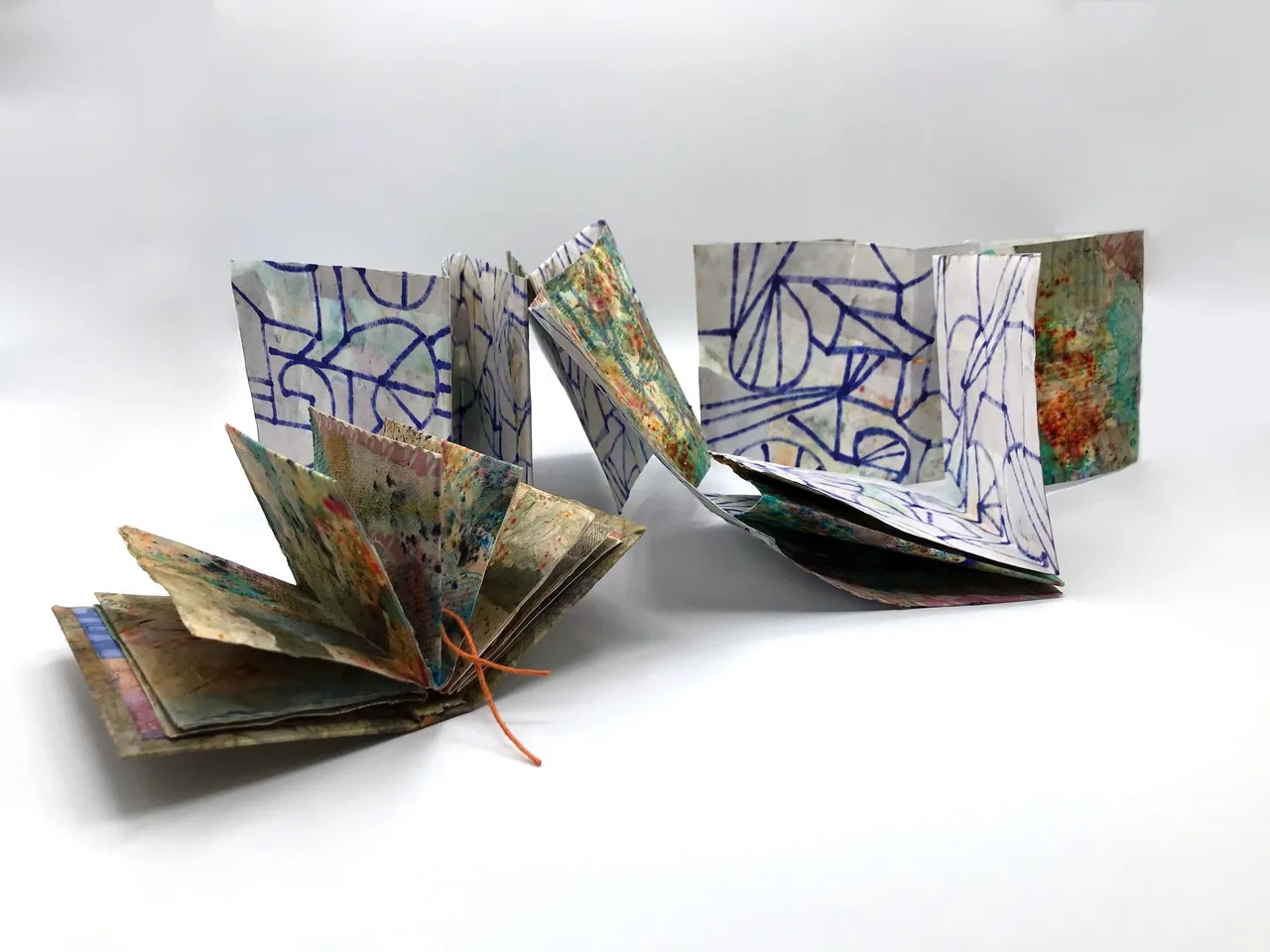Beginner Folded Collage Book - PM Artist Studio