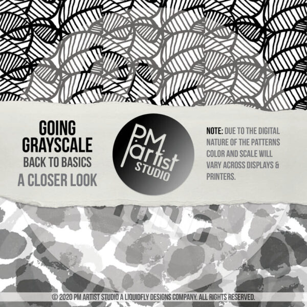 PRINTABLE PAPER | Going Grayscale (8_x11in) - PM Artist Studio