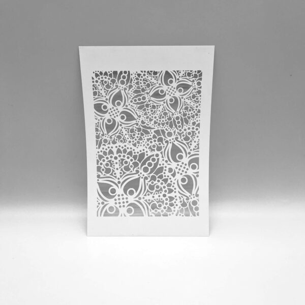 Feathery Eye Clusters | Mixed Media - PM Artist Studio