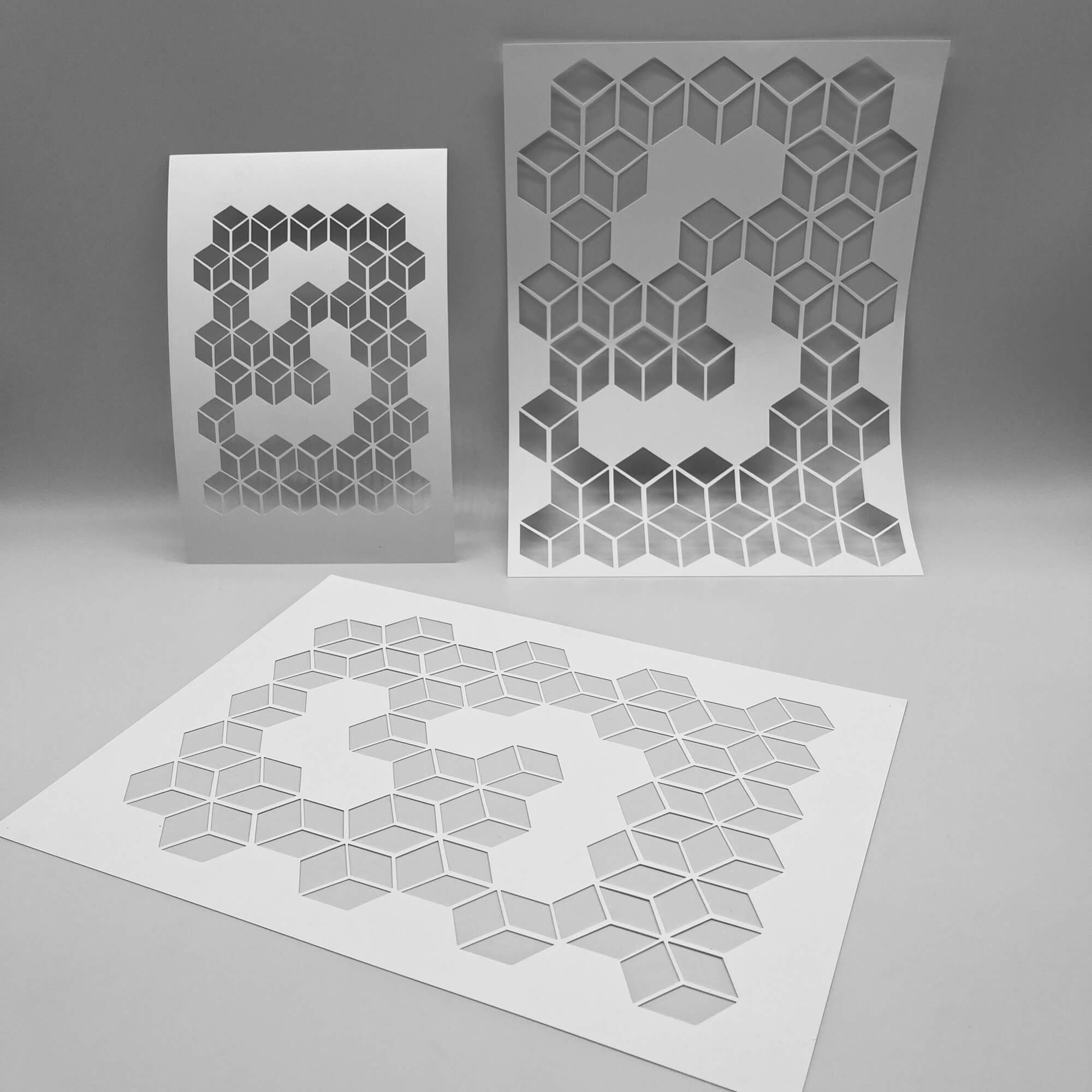 Missing Blocks Stencils - PM Artist Studio