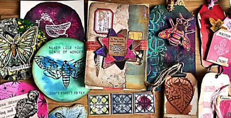 Stamps and Stencils for Mixed Media Art