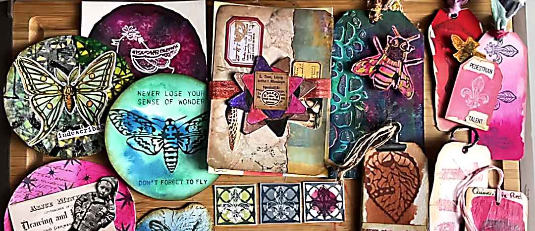 Stamps and Stencils for Mixed Media Art