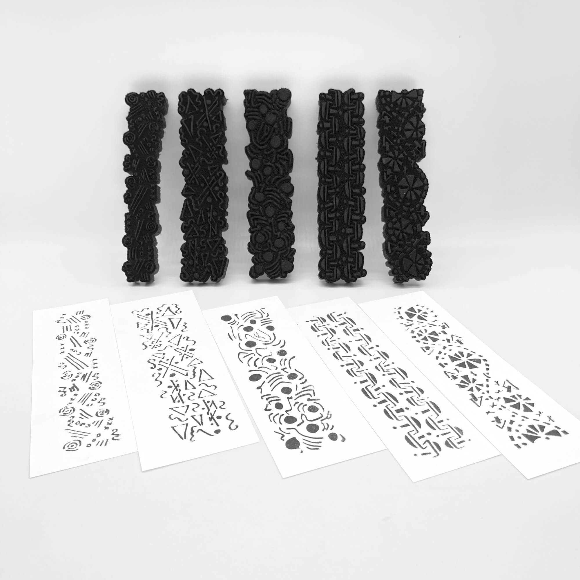 Dipsy Doodle Set Artists' Tools Foam Stamp PM Artist Studio