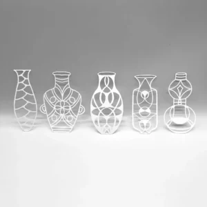 Variety of Vases, Jugs or Jars Stencil
