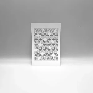 3D Cubes Stencil