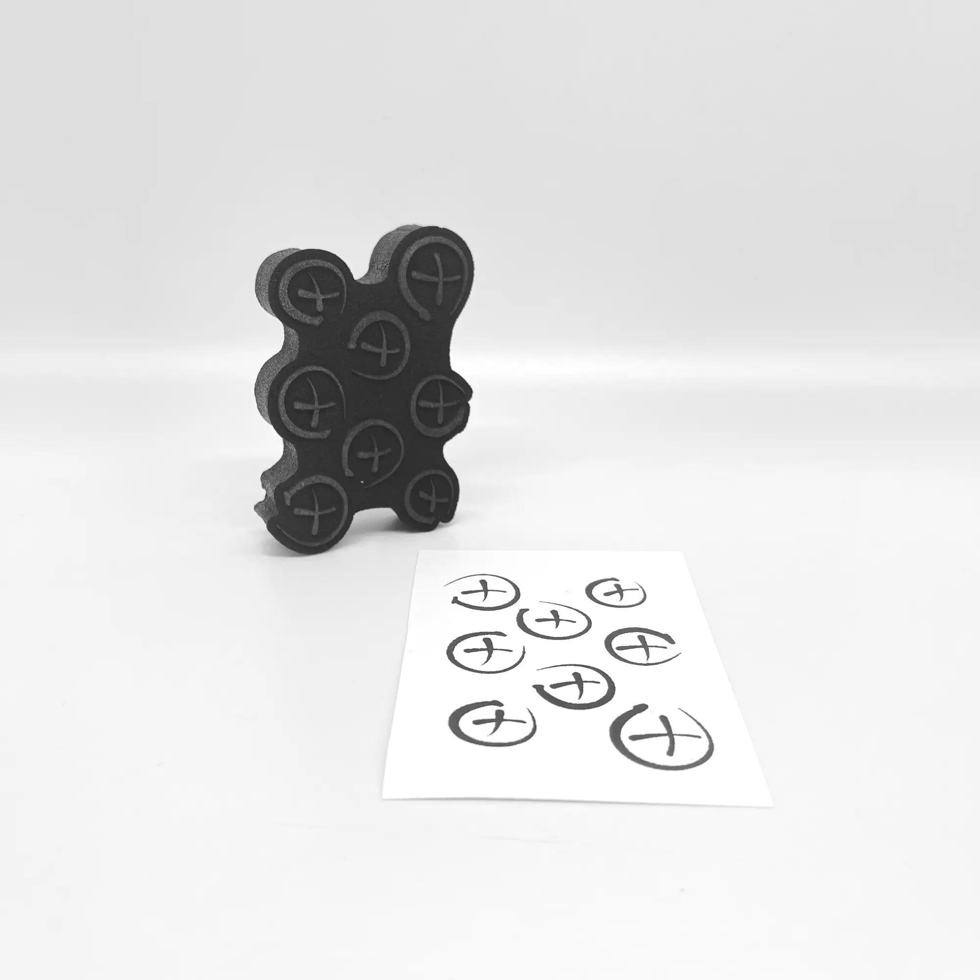 Sumi Mark Buttons Artists' Tools Foam Stamp PM Artist Studio