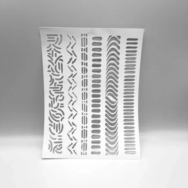 Messy Borders Vol. 2 Stencils - PM Artist Studio