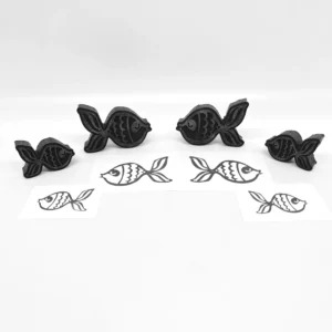 Fishy Business 2" and 3" Foam stamps Right and Left