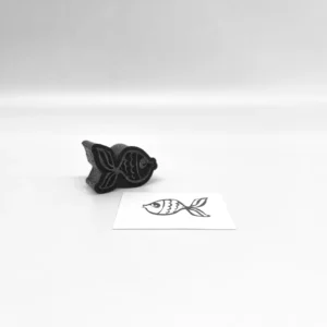 Mini Fishy Business Foam Stamp Left