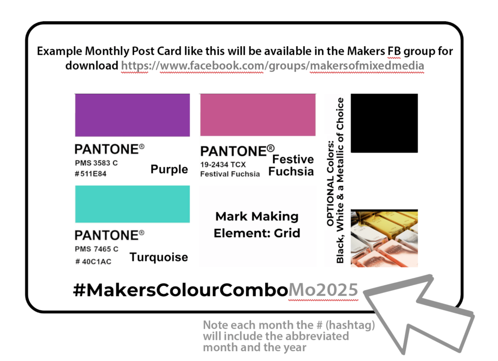 Monthly Post Card Example