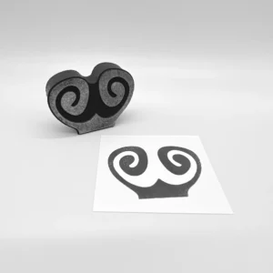 Wrought Iron Side Motif Foam Stamp Artist Tools