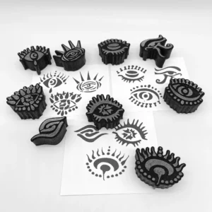Eyes Upon Us Nine Eyes 3 Sets | Artists' Tools | Foam Stamp