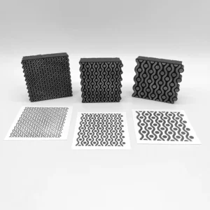 Groovy Pattern 3 Styles | Artists' Tools | Foam Stamp