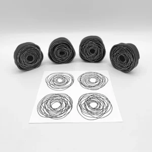 Nested Circles Set of 4 SMALLS Foam Stamp Artist Tools