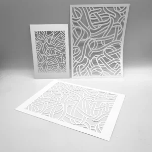 Twisted Ribbons Stencils