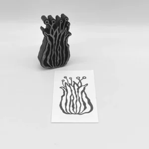 Wobbly Tulip Foam Stamp Artist Tools