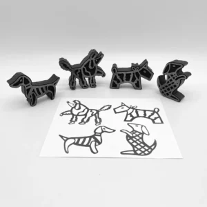 Doggy Dawgs Set Foam Stamp Artist Tools