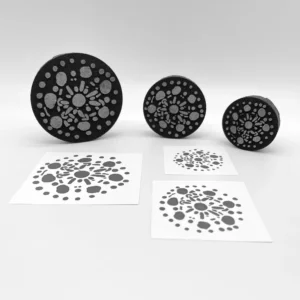 Izzy's Snowflake Cookie Foam Stamp Artist Tools