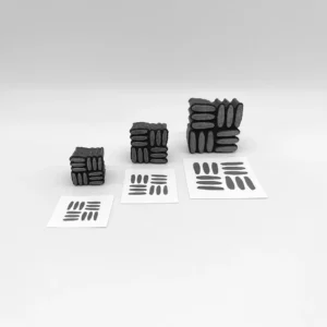 Manhole Three Dash Set Foam Stamp Artist Tools