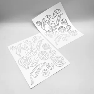 Onion, Jalapeño, Lime Stencils