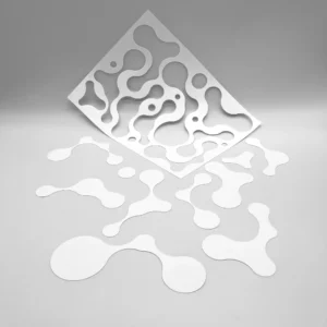 Emulsion Oil and Water Stencil
