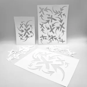 X Marks The Spot Stencils