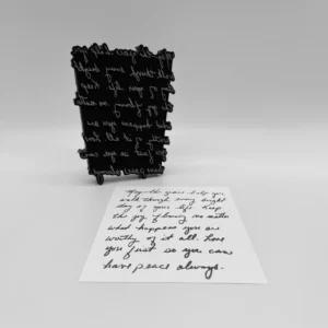 You Are Worthy Affirmation Foam Stamp Artist Tools