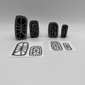 Rune Blocks Two Sets Foam Stamp Artist Tools