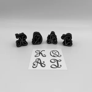 Card Suit Rank Set Foam Stamp Artist Tools