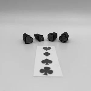 Card Suit Mini Set Foam Stamp Artist Tools