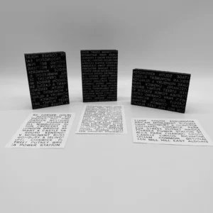London Calling Three Styles Foam Stamp Artist Tools
