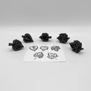 Leaves Set of Five Foam Stamp Artist Tools