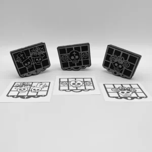 Day of the Dead Banners Foam Stamp Artist Tools